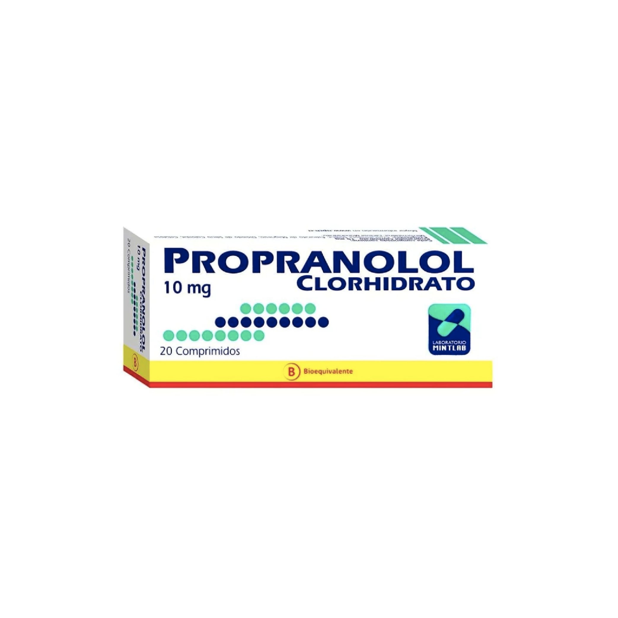 PROPANOLOL 10 mg comp. x 20