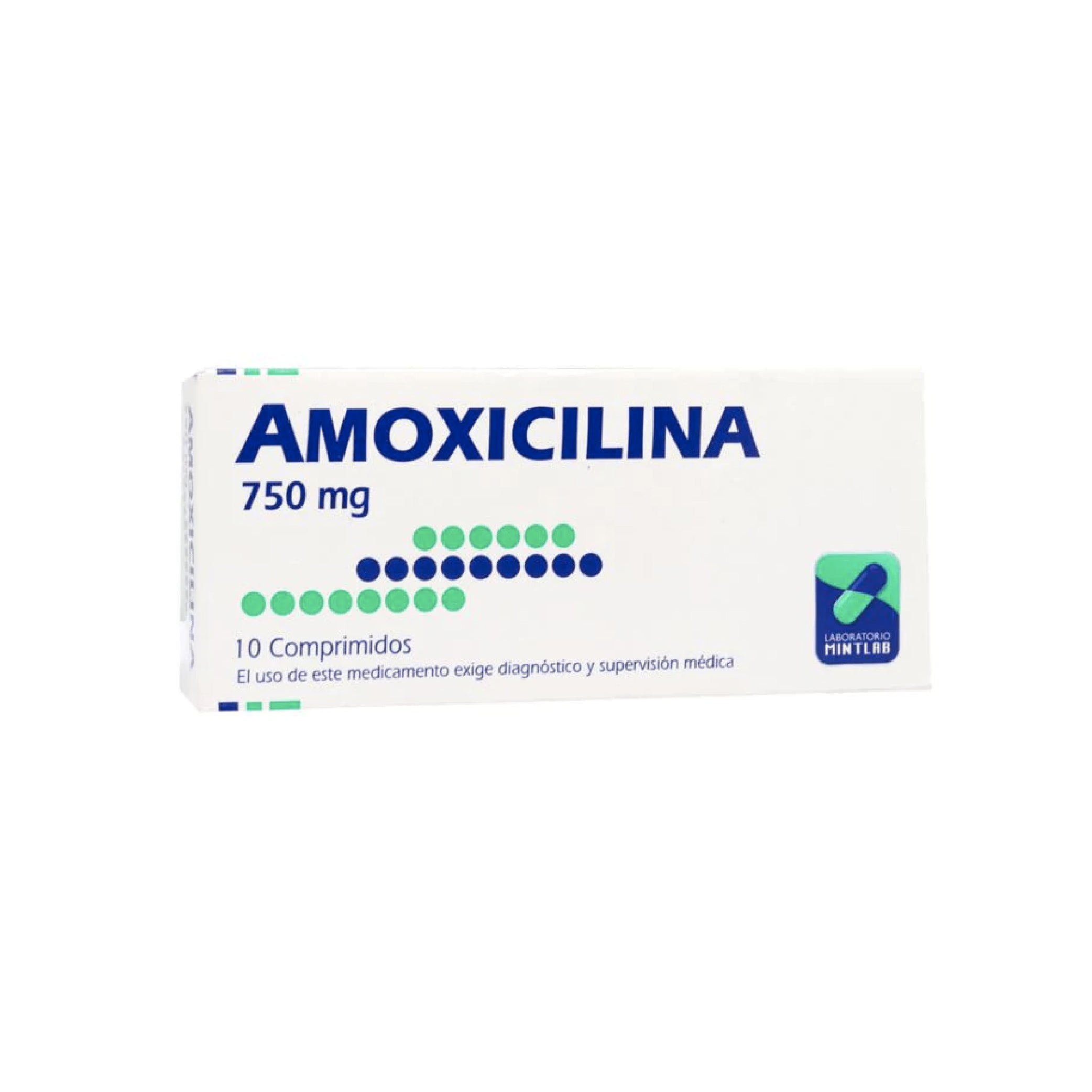 AMOXICILINA MINTLAB 750mg Comp. Rec. x 10