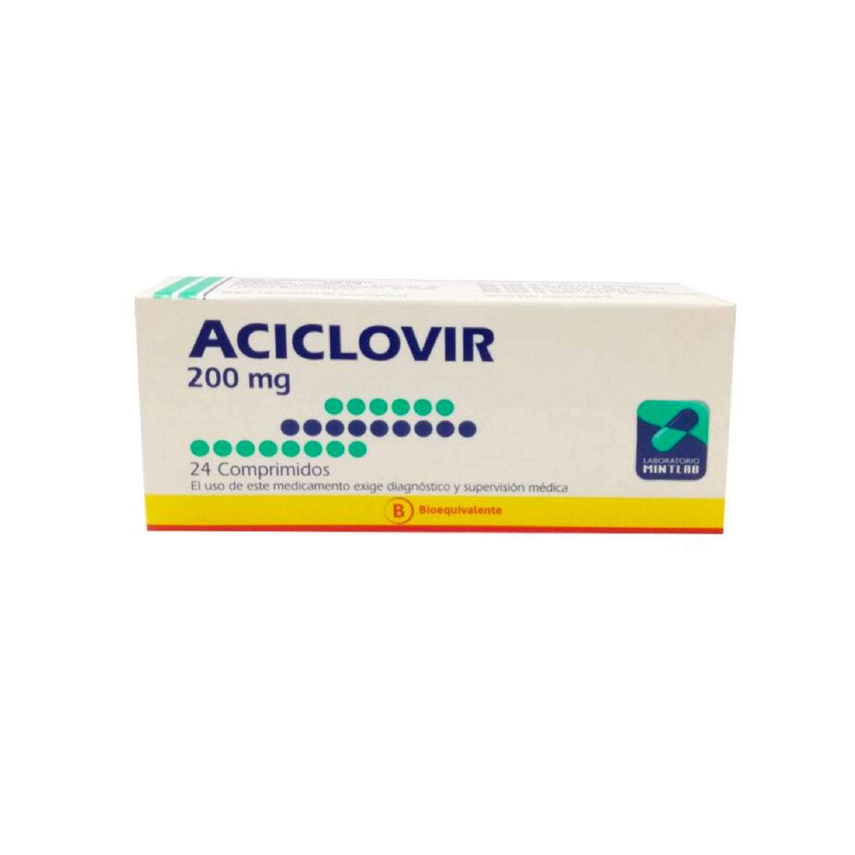 Aciclovir 200 mg x 24 comprimidos