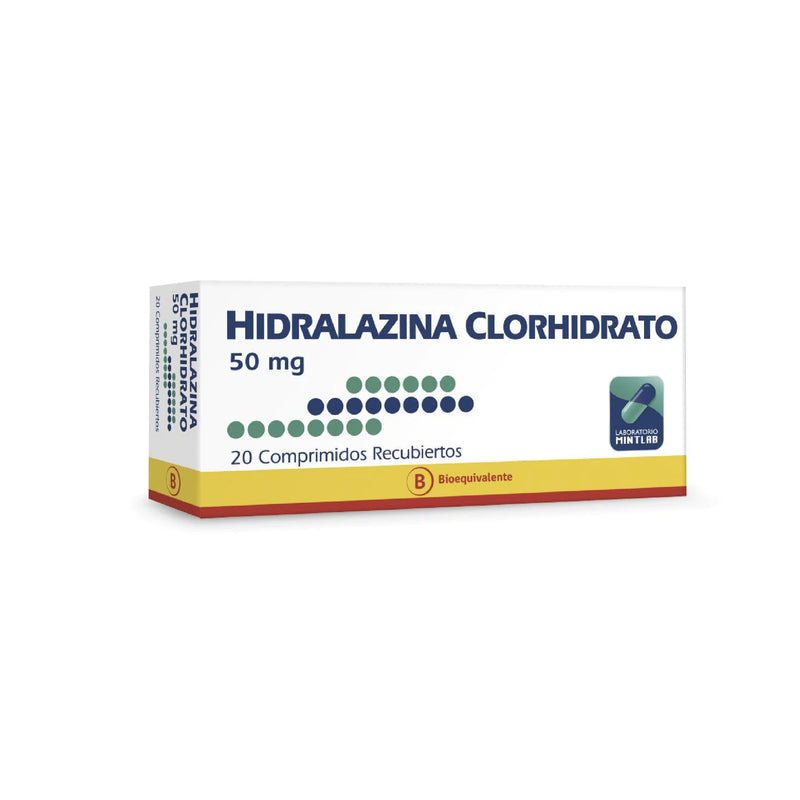 HIDRALAZINA 50 mg Comp. X 20