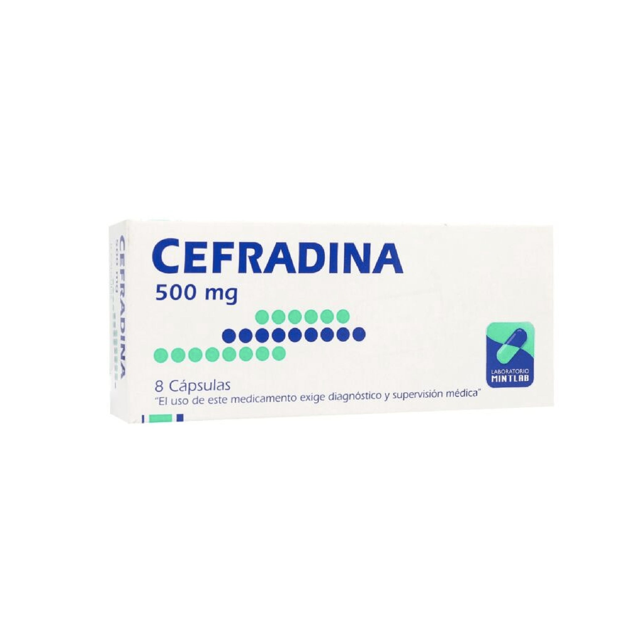 CEFRADINA MINTLAB 500mg Caps. x 8