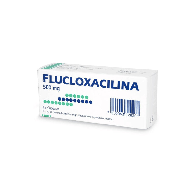 FLUCLOXACILINA MINTLAB 500mg Caps. x 12