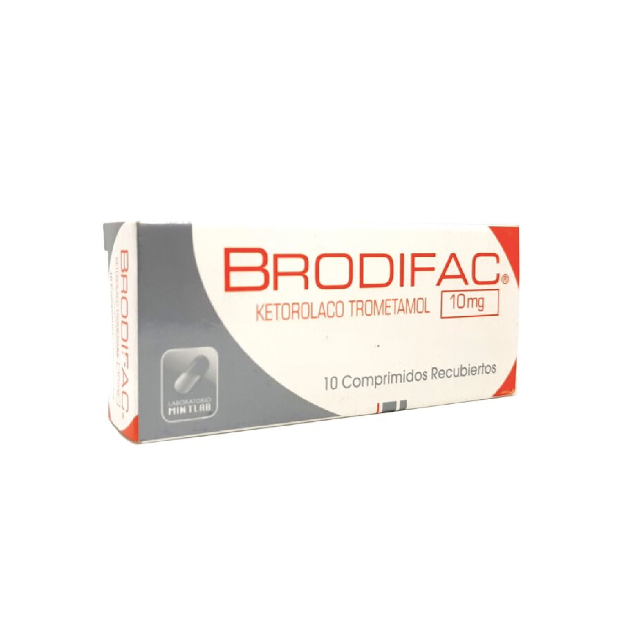 BRODIFAC 10mg Comp. Rec. x 10