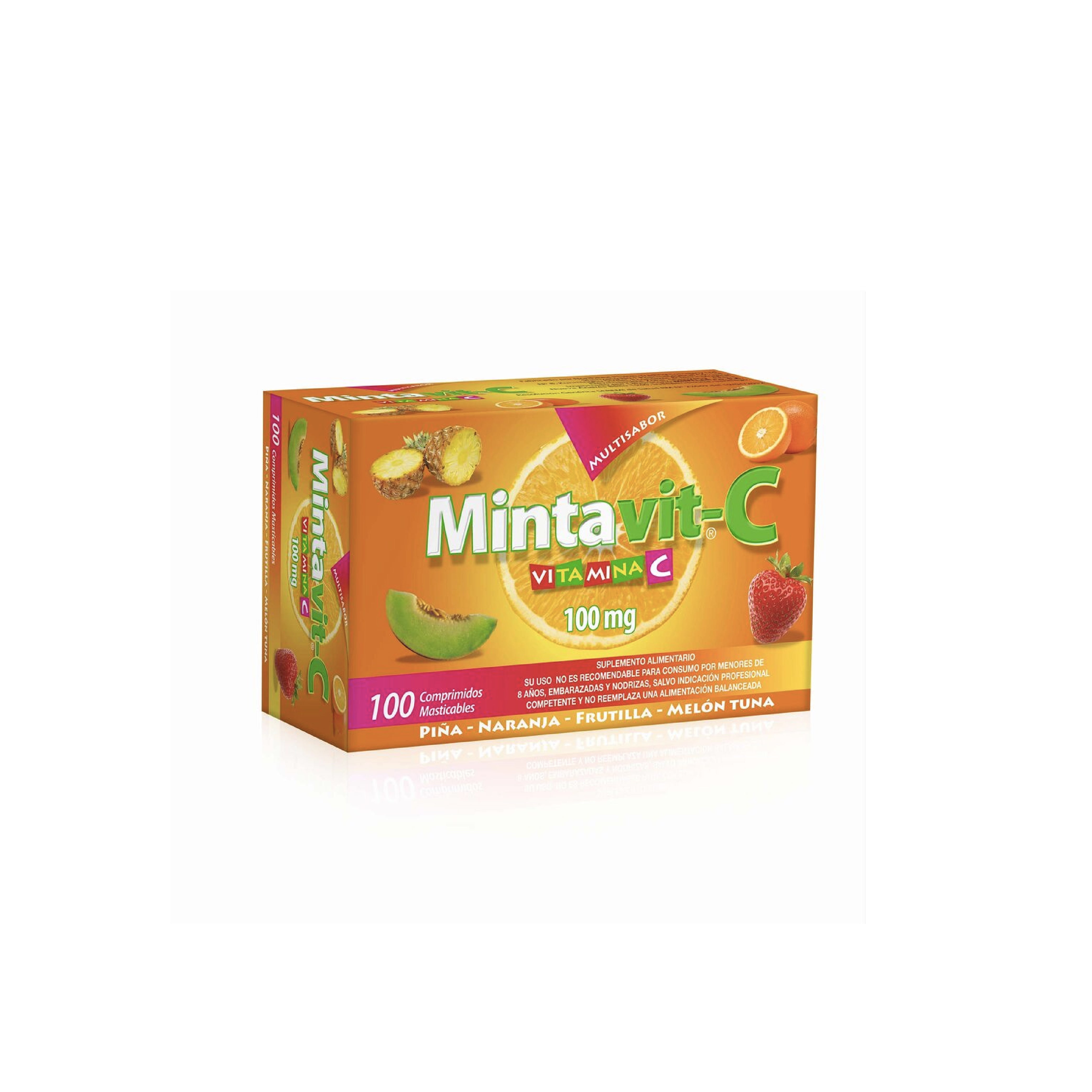 MINTAVIT-C 100mg Mast. Comp. x 100