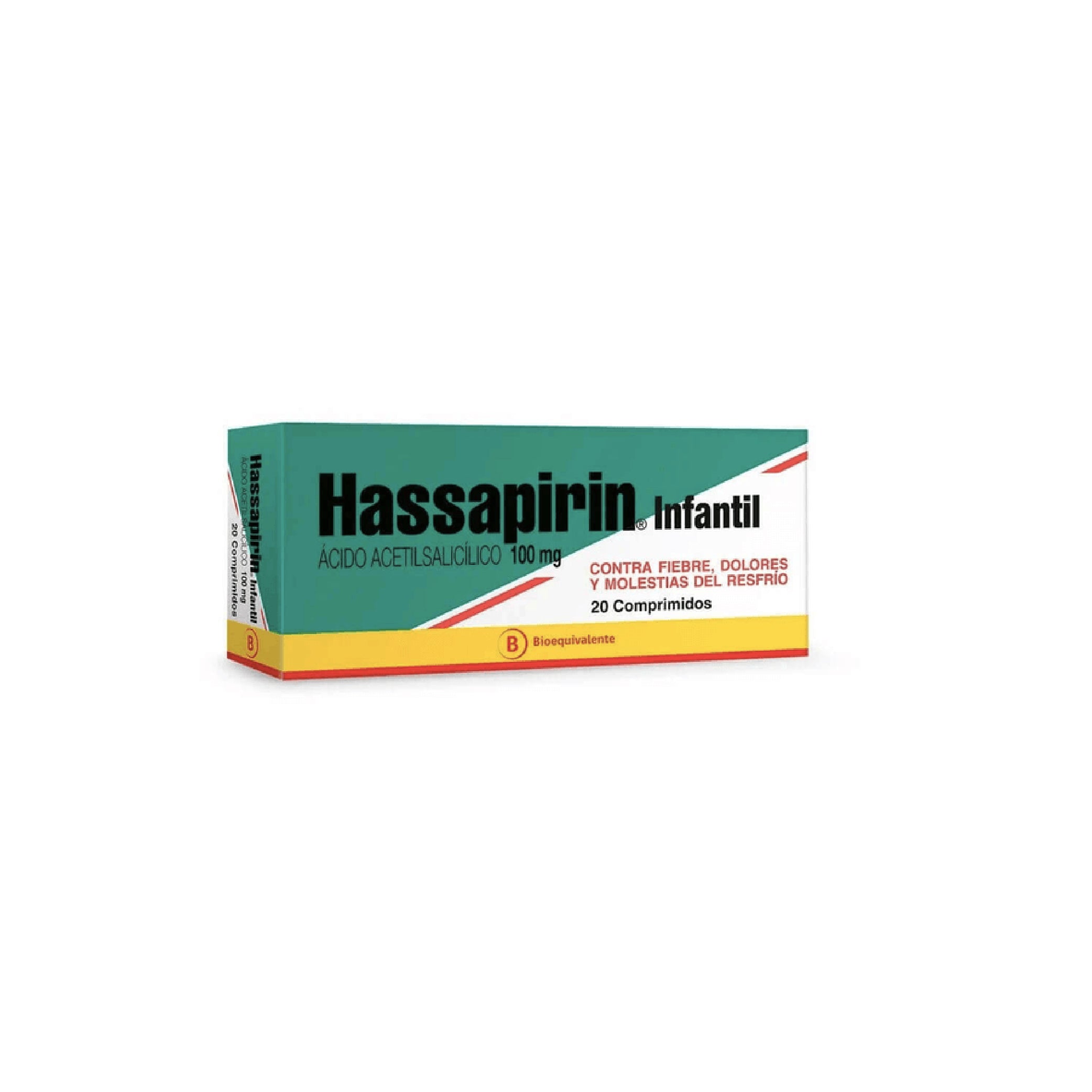 HASSAPIRIN Inf. 100mg Mast. Comp. x 20