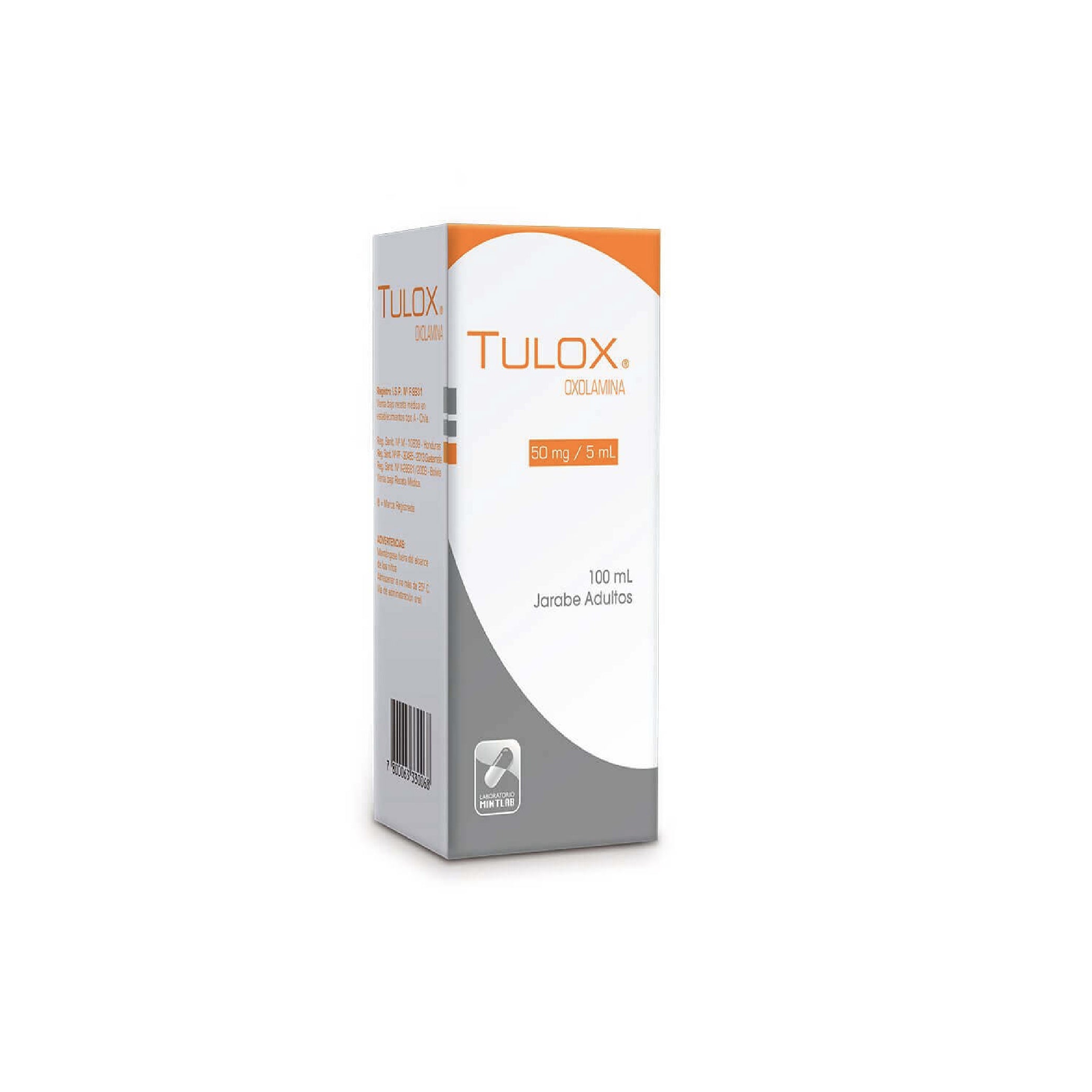 TULOX Ad. 50mg /5ml Jbe. x 100ml