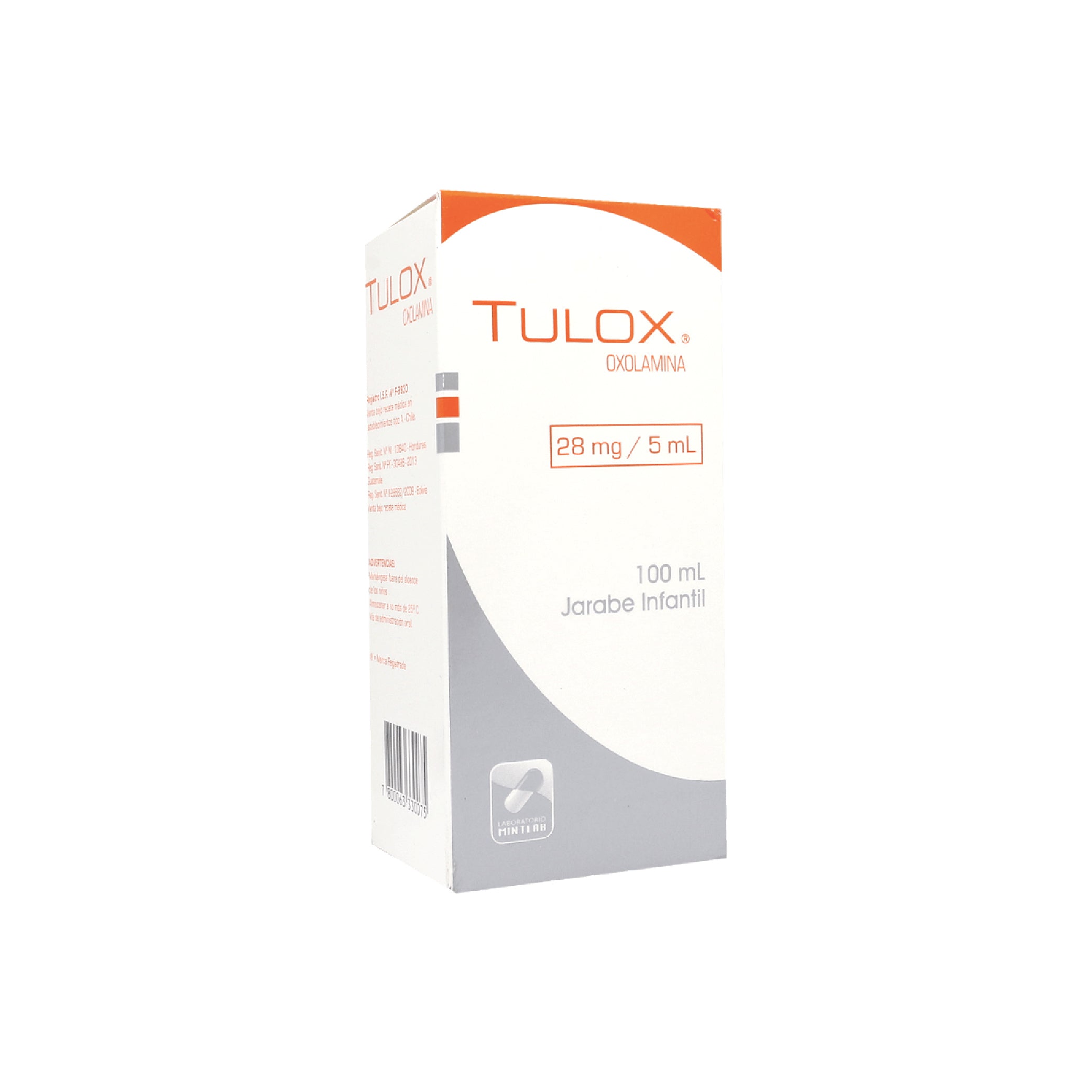 TULOX Inf. 28mg /5ml Jbe. x 100ml