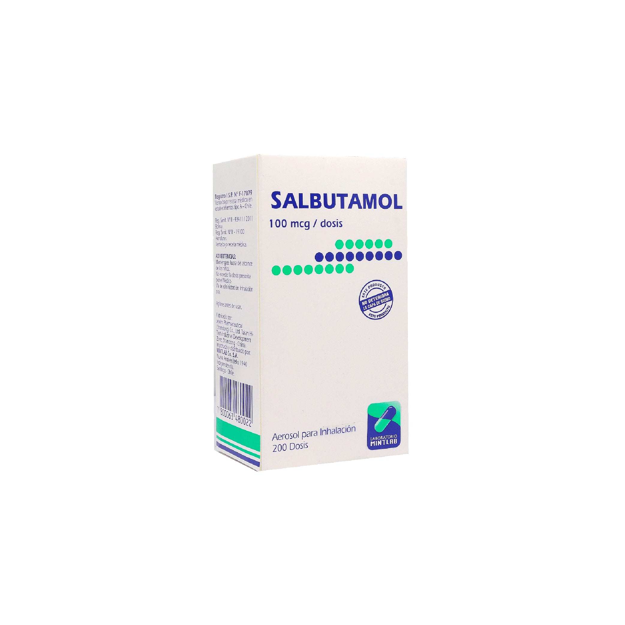 SALBUTAMOL 100mcg Inhal. x 200 Dosis