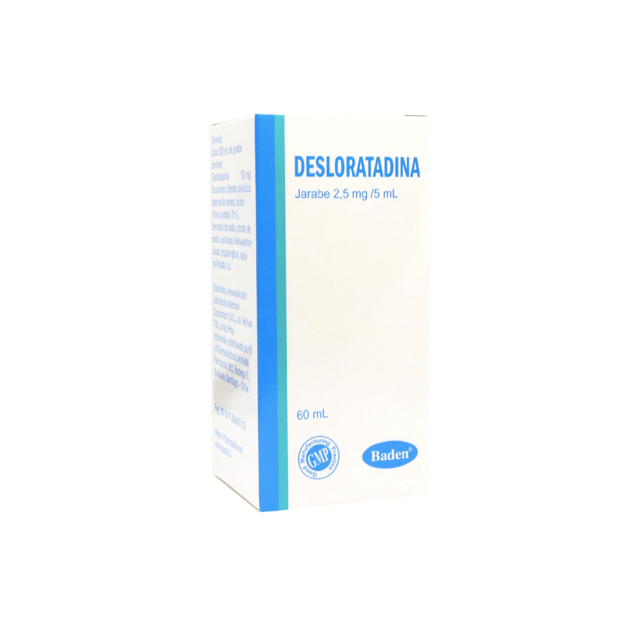 DESLORATADINA 2.5mg /5ml Fco. Jbe. x 60ml