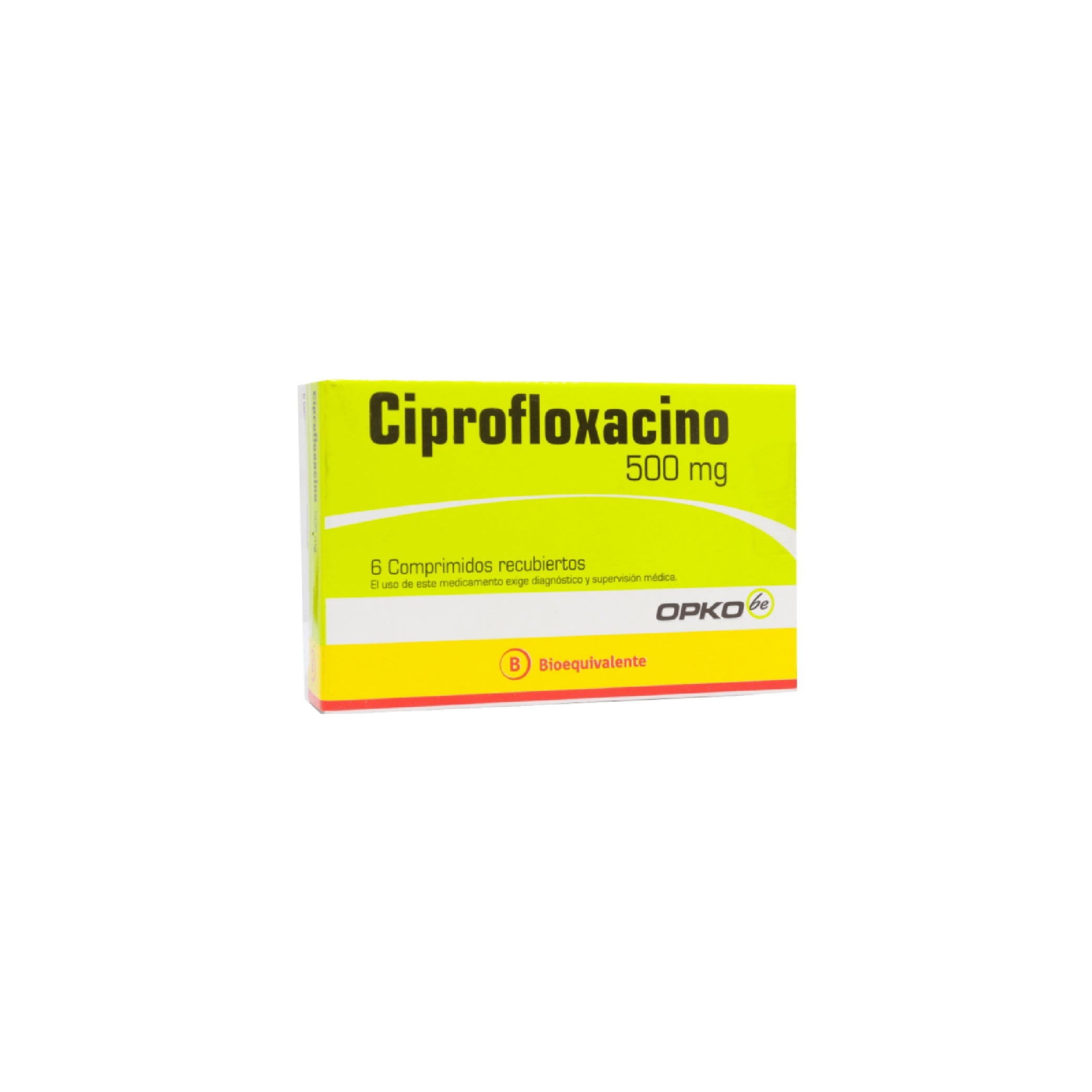 CIPROFLOXACINO OPKO CHILE 500mg Caja Comp. x 6