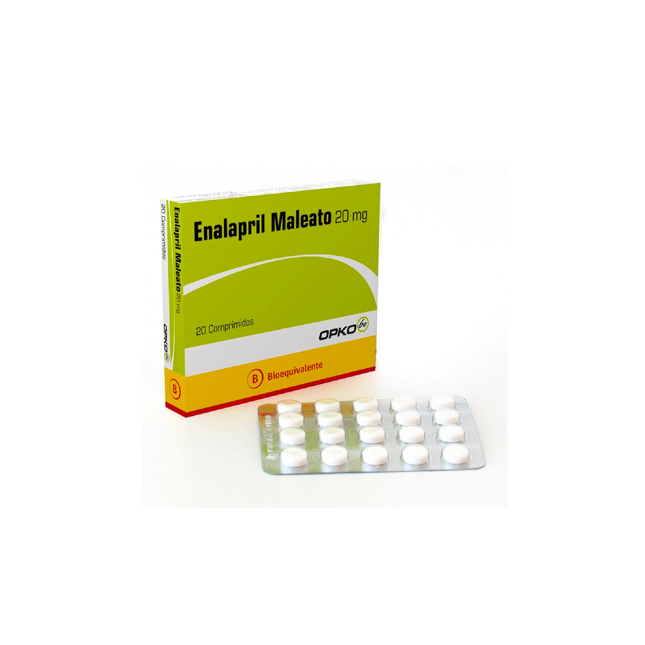 ENALAPRIL OPKO CHILE 20mg Caja Comp. x 20