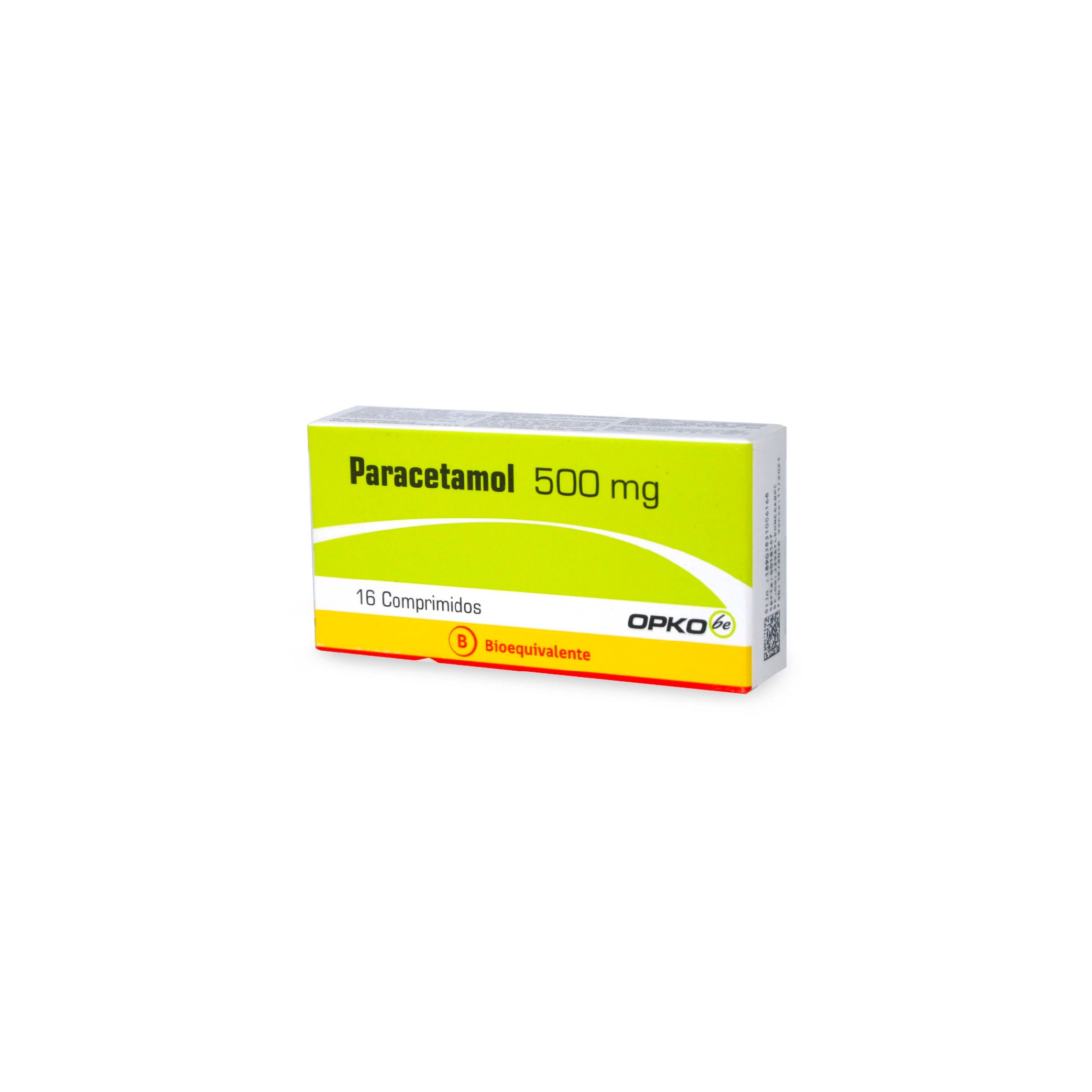 PARACETAMOL OPKO CHILE 500mg Comp. x 16