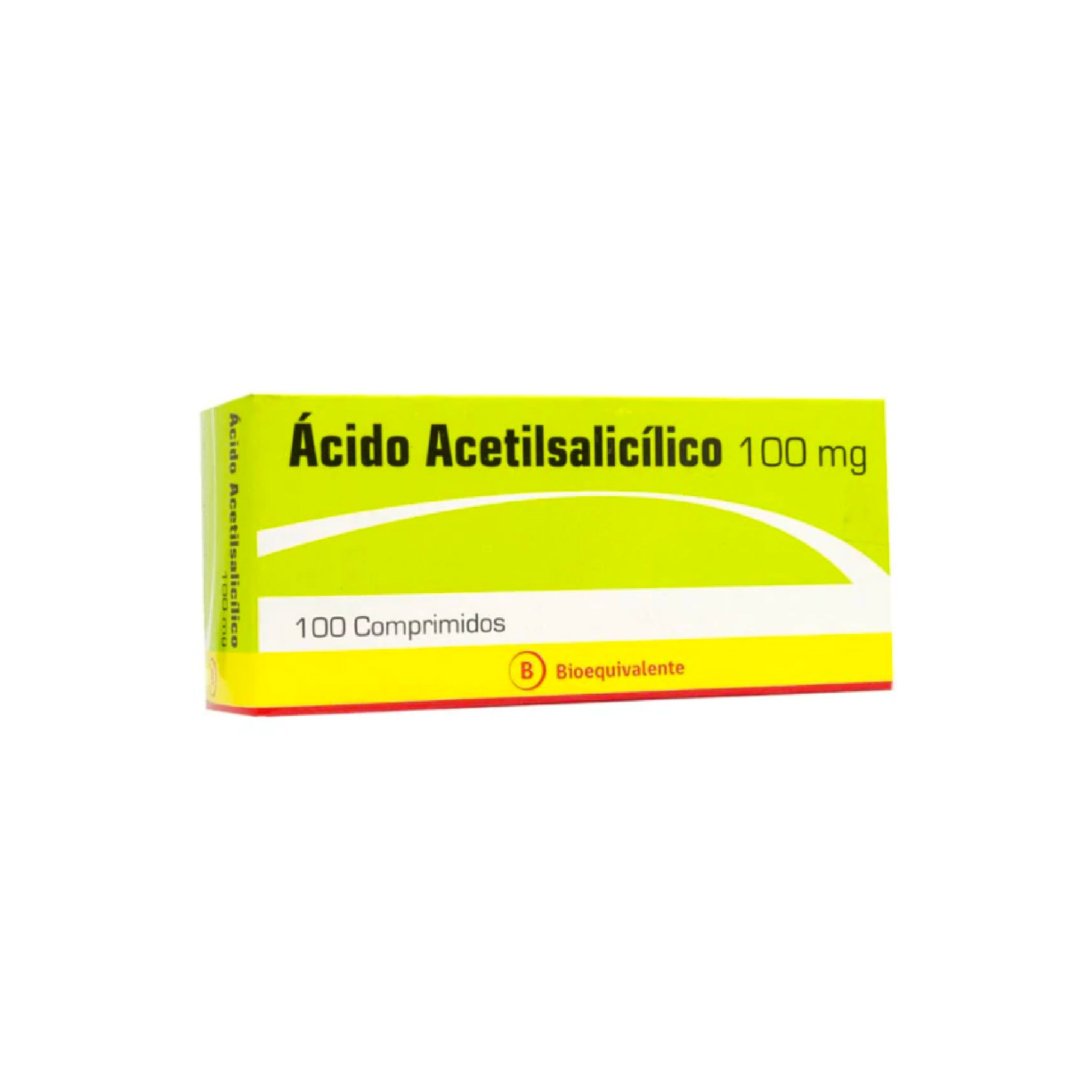 ÁCIDO ACETILSALICILICO 100 mg comp. X 100