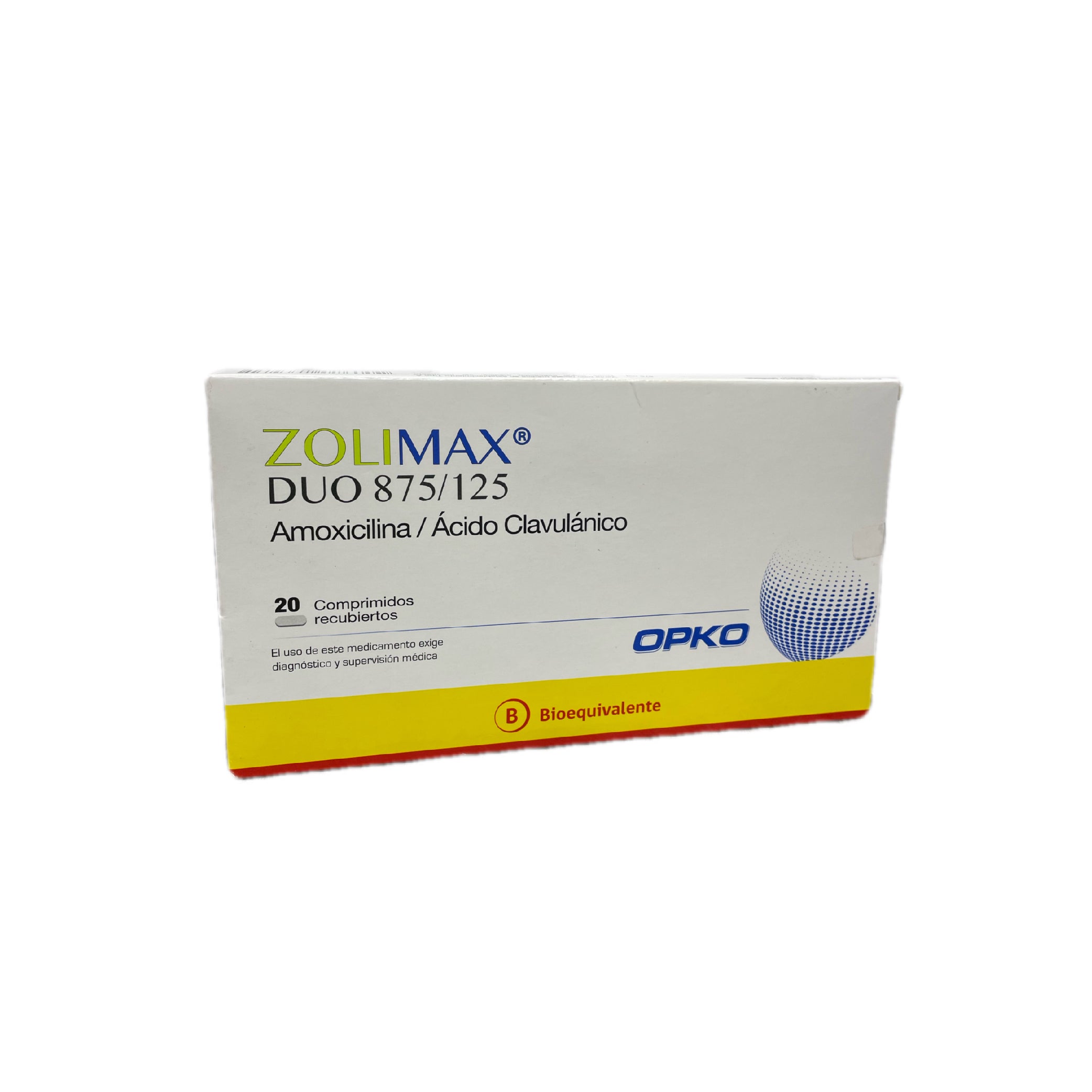 ZOLIMAX DUO 875mg/125mg Comp. Rec. x 20