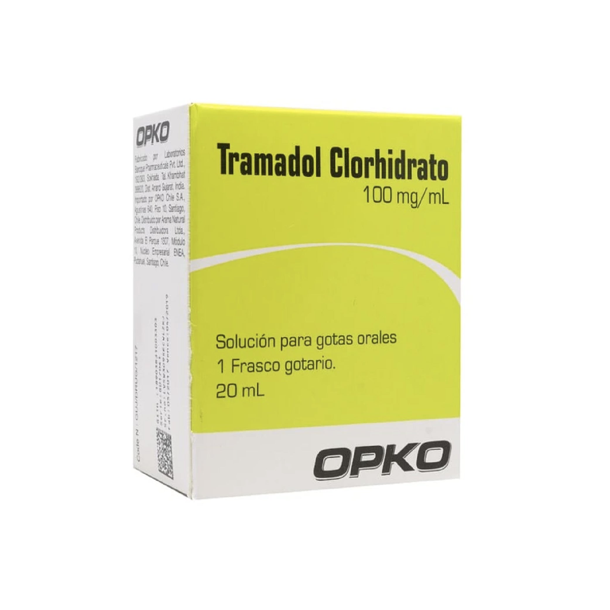 TRAMADOL 100mg/ml gotas x 20ml