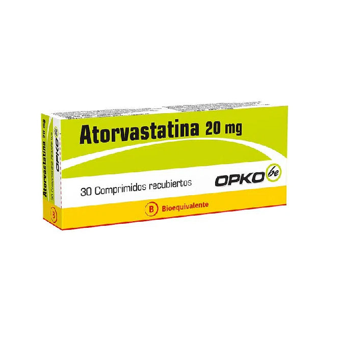 ATORVASTATINA 20mg Comp. Rec. x 30