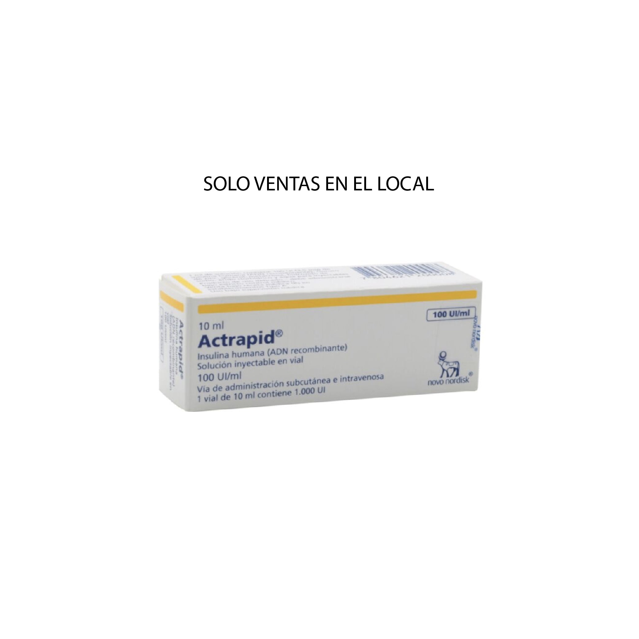 ACTRAPID HM Insulina Sol. 100UI/ml Amp. x 1