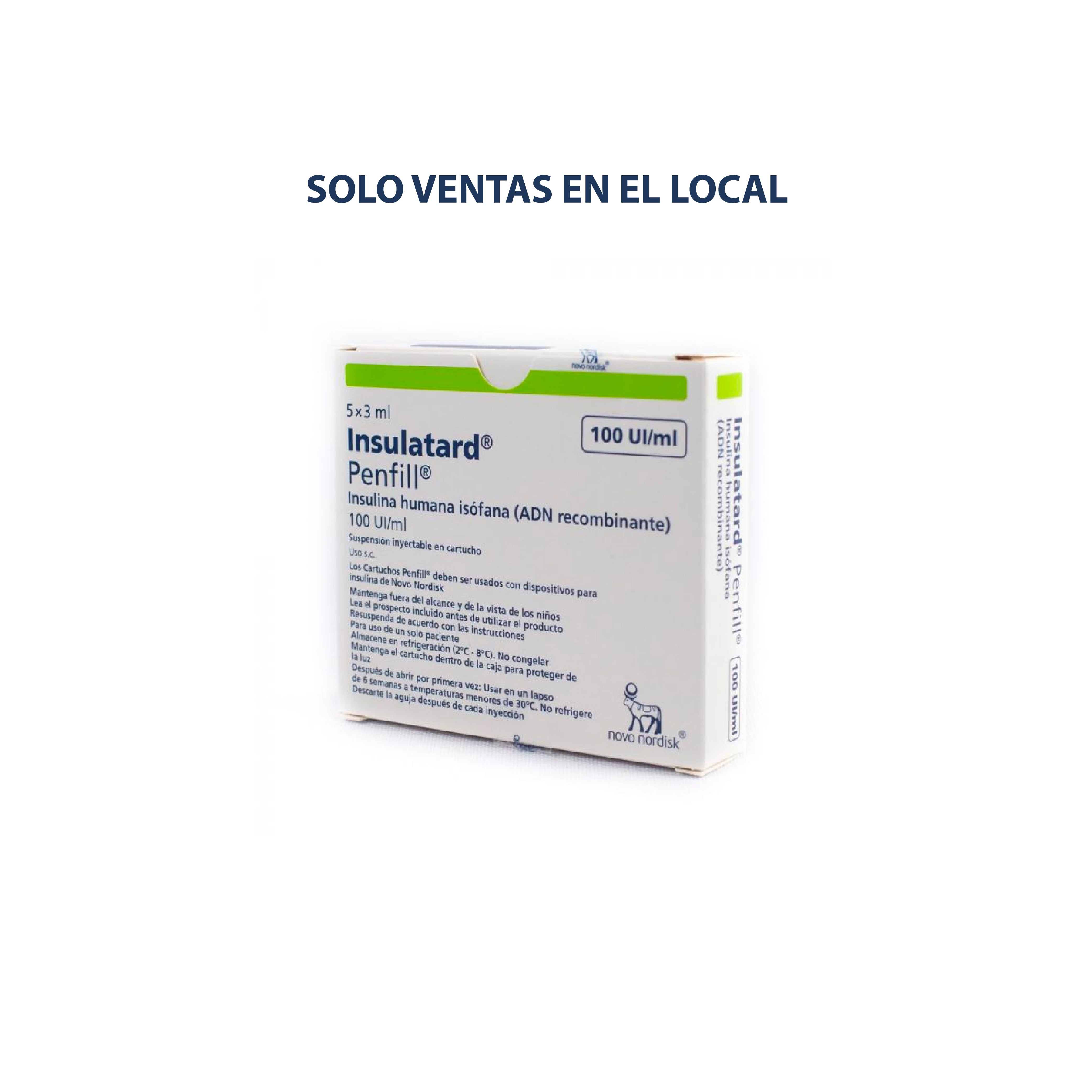 INSULATARD HM PENFILL Penfill 100UI /ml Env. x 5 x 3ml