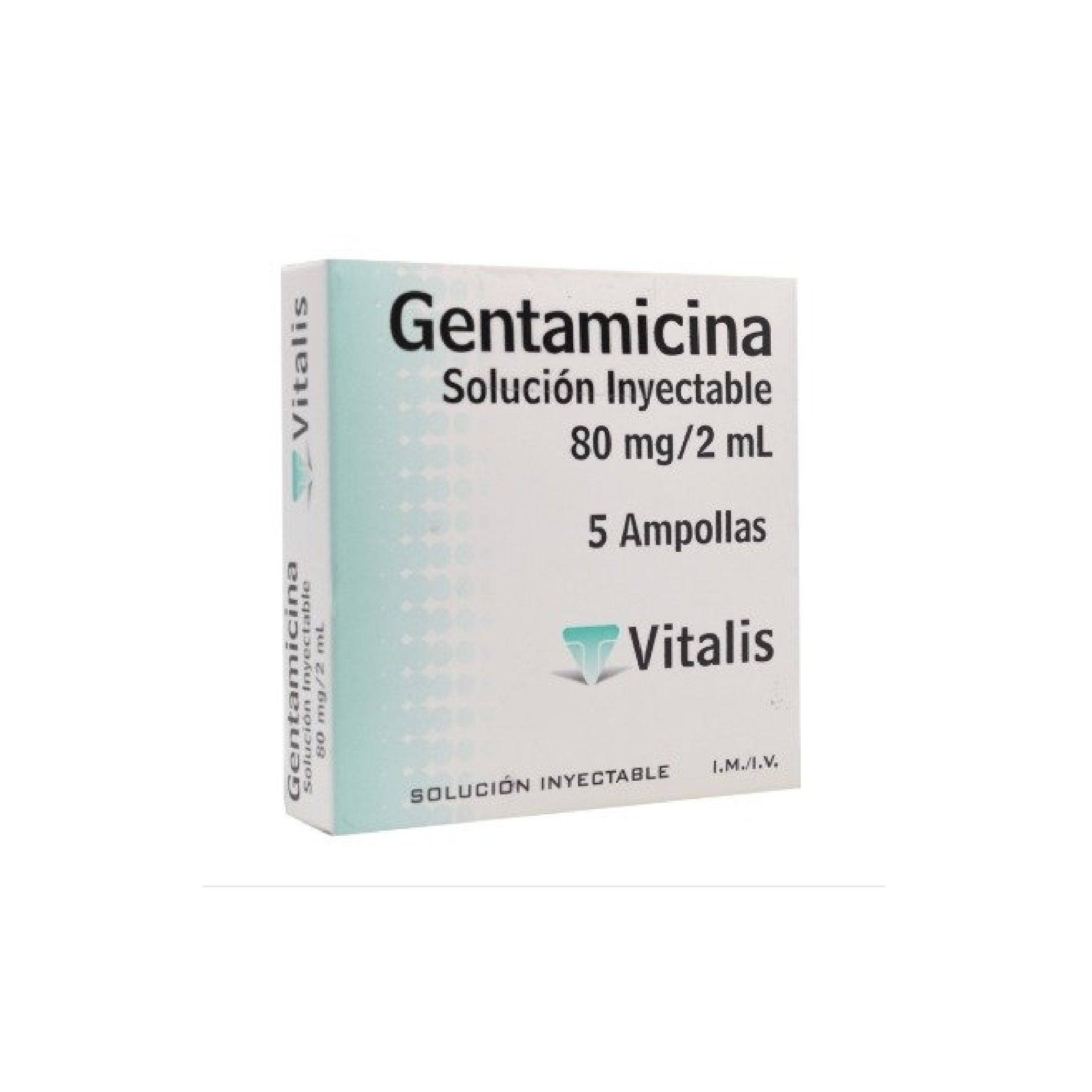 GENTAMICINA 80mg /2ml Iny. Caja Amp. x 5