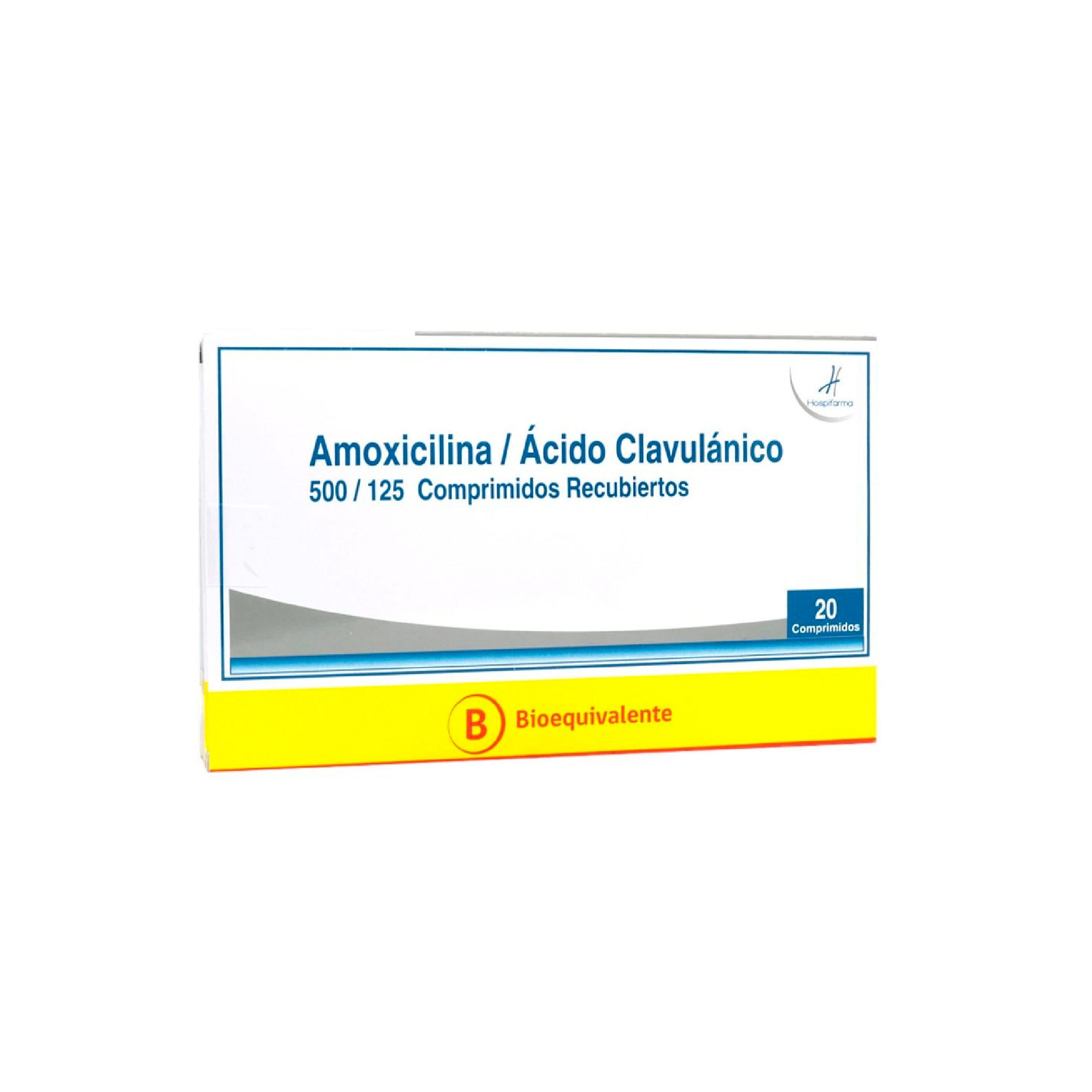 AMOXICILINA/AC.CLAVULÁNICO 500mg/125mg comp. x 20