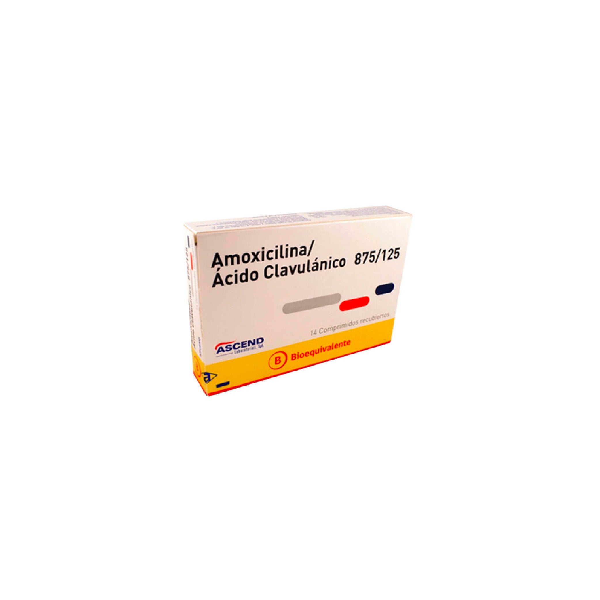 AMOXICILINA/AC.CLAVULÁNICO 875mg/125mg Comp. x 14