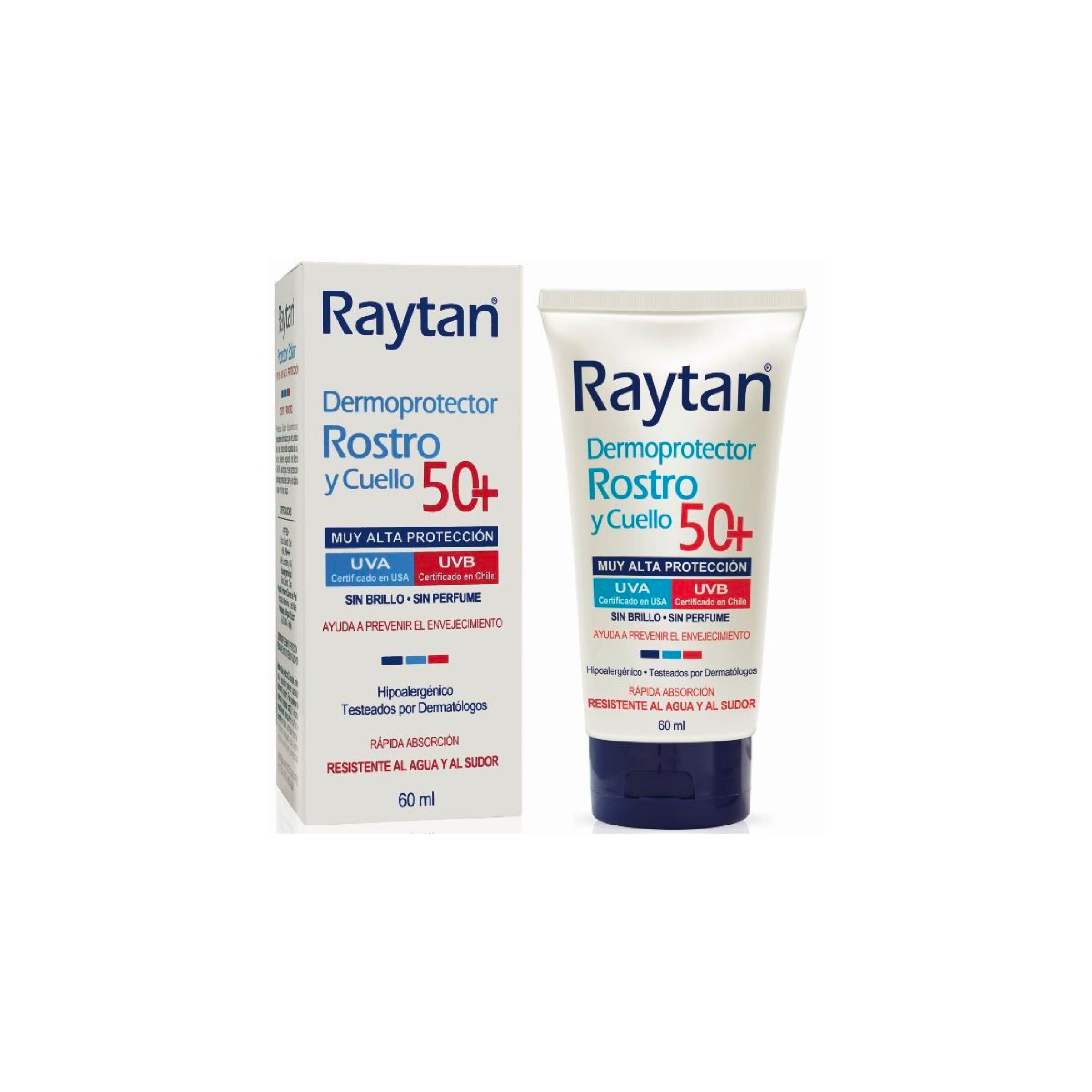 RAYTAN PROTECTOR SOLAR 60 ML F-50 ROSTRO Y CUELLO