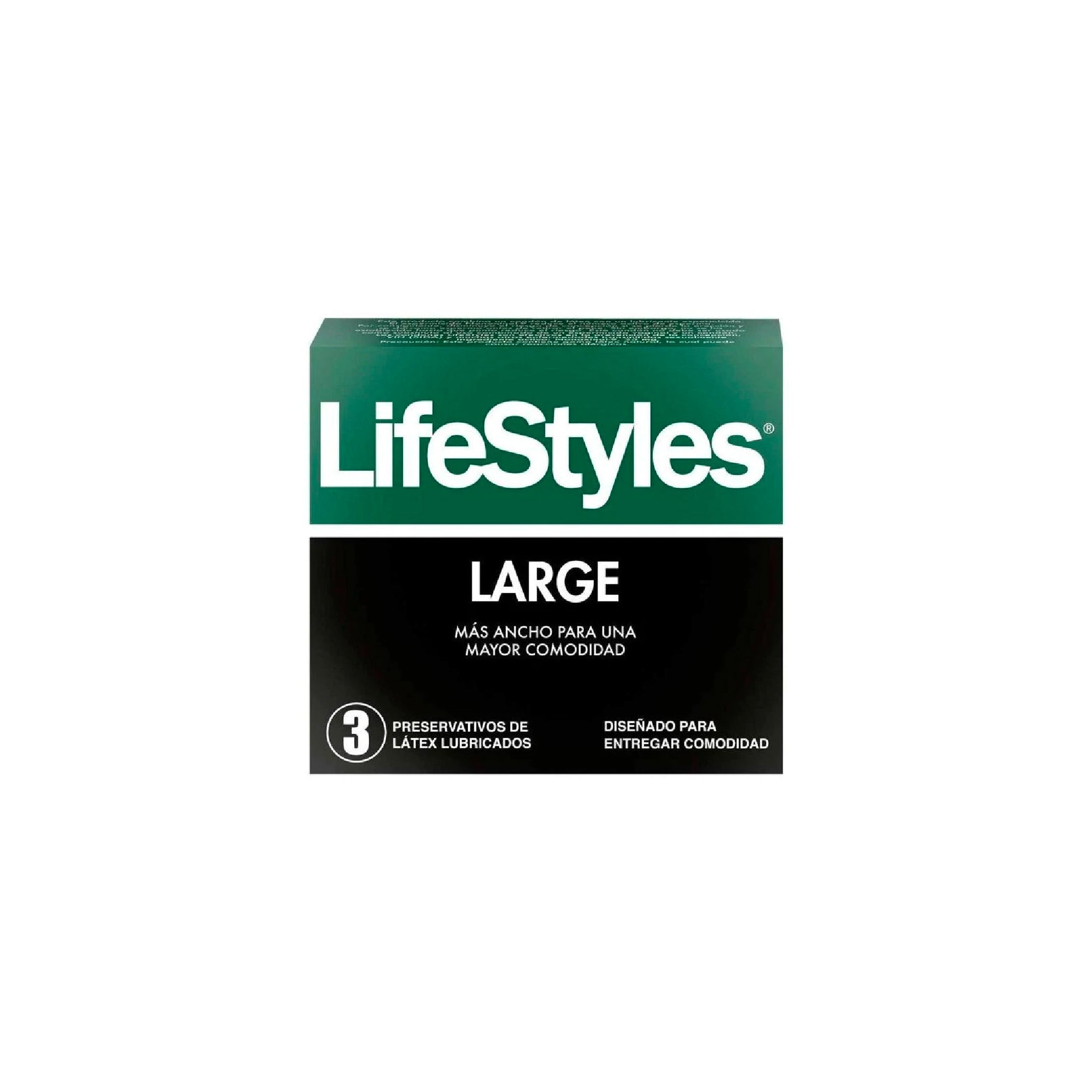 LIFE STYLES LARGE X 3
