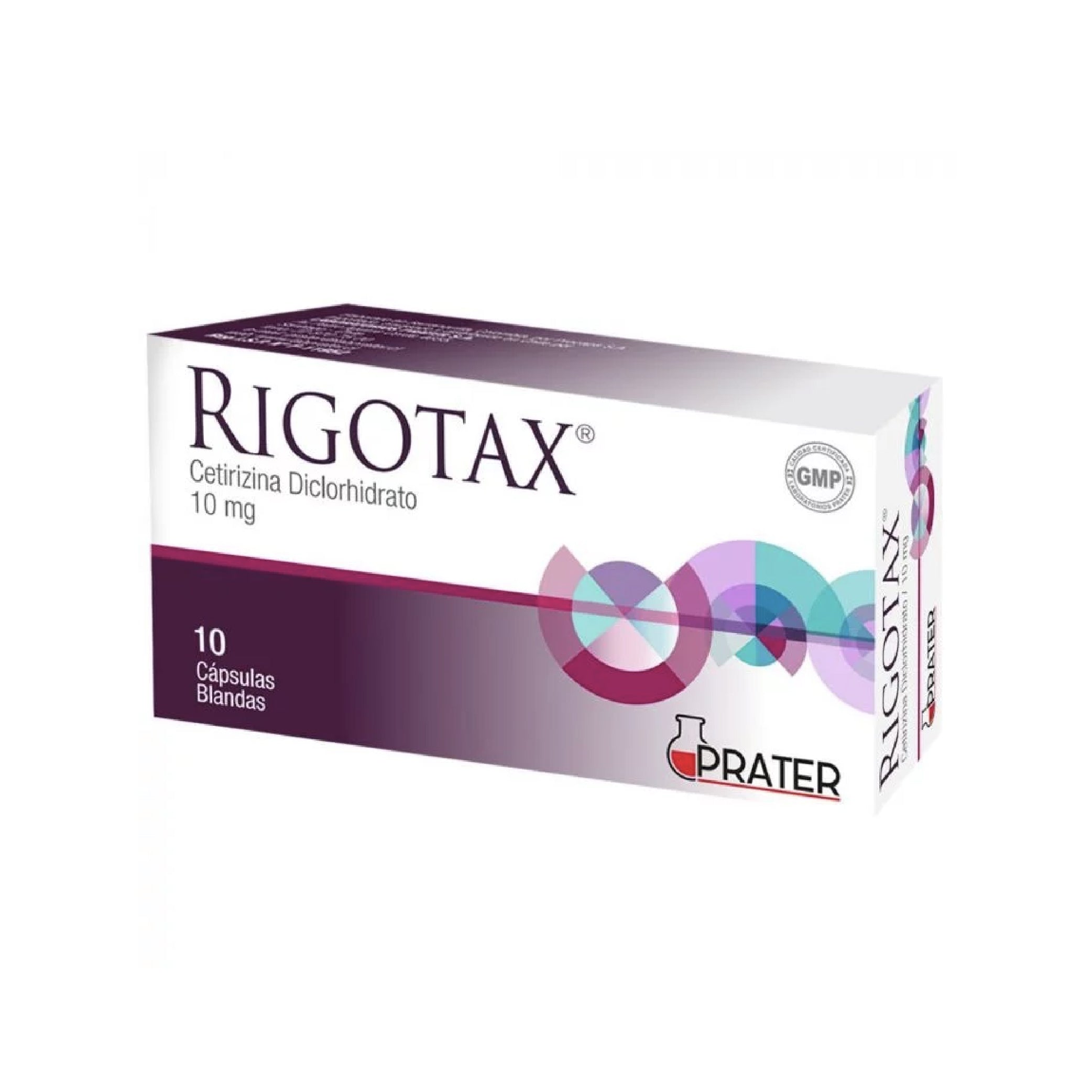 RIGOTAX COM 10MG X10