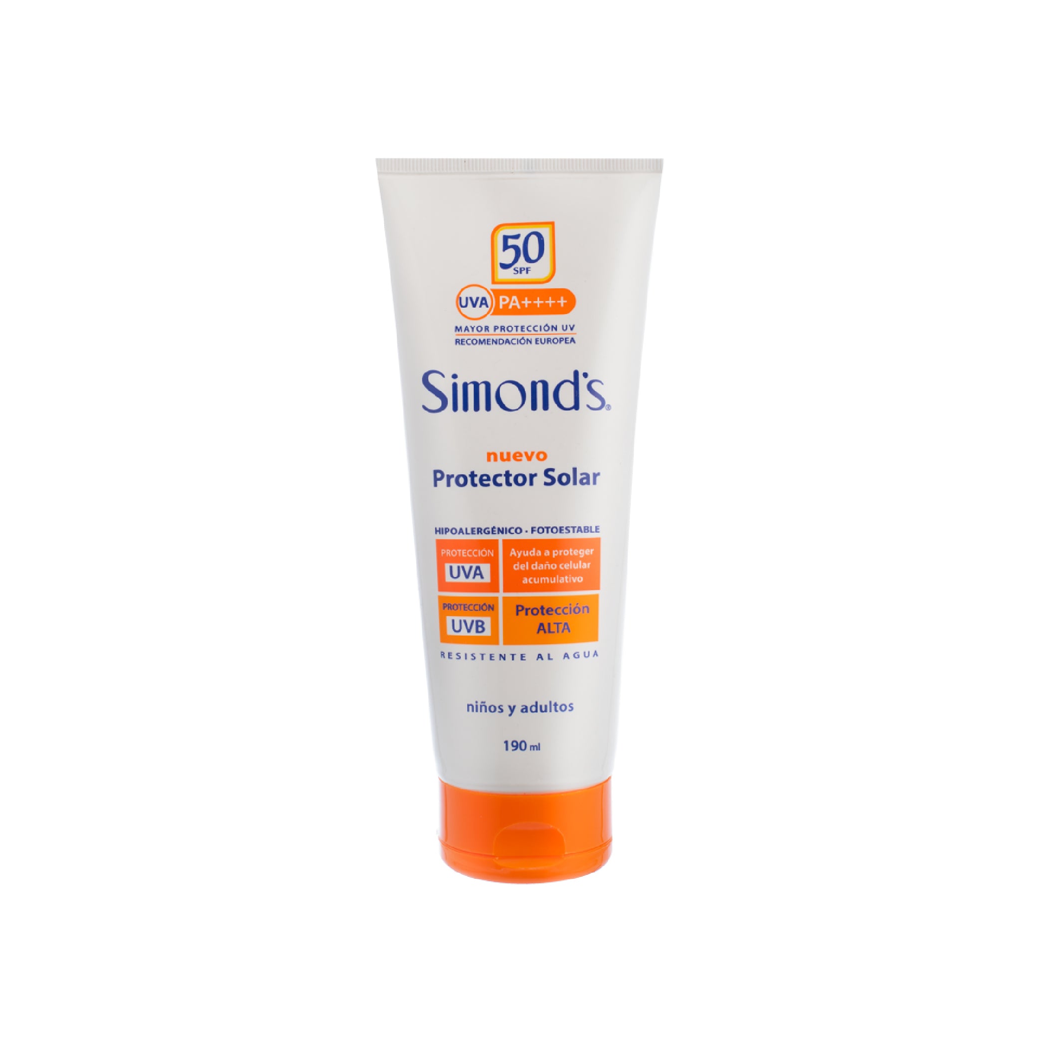 SIMONDS PROTECTOR SOLAR FPS/50 190ML