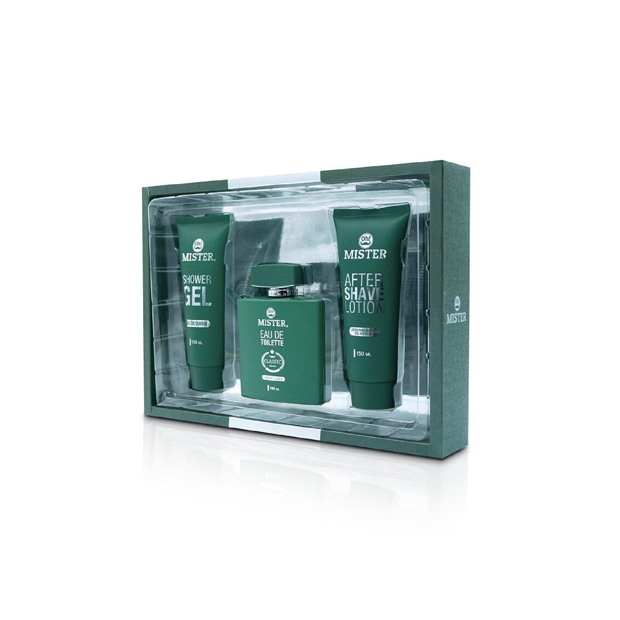 MISTER CLASS Estuche Shower Gel + Eau de Toilette + After Shave Lotion