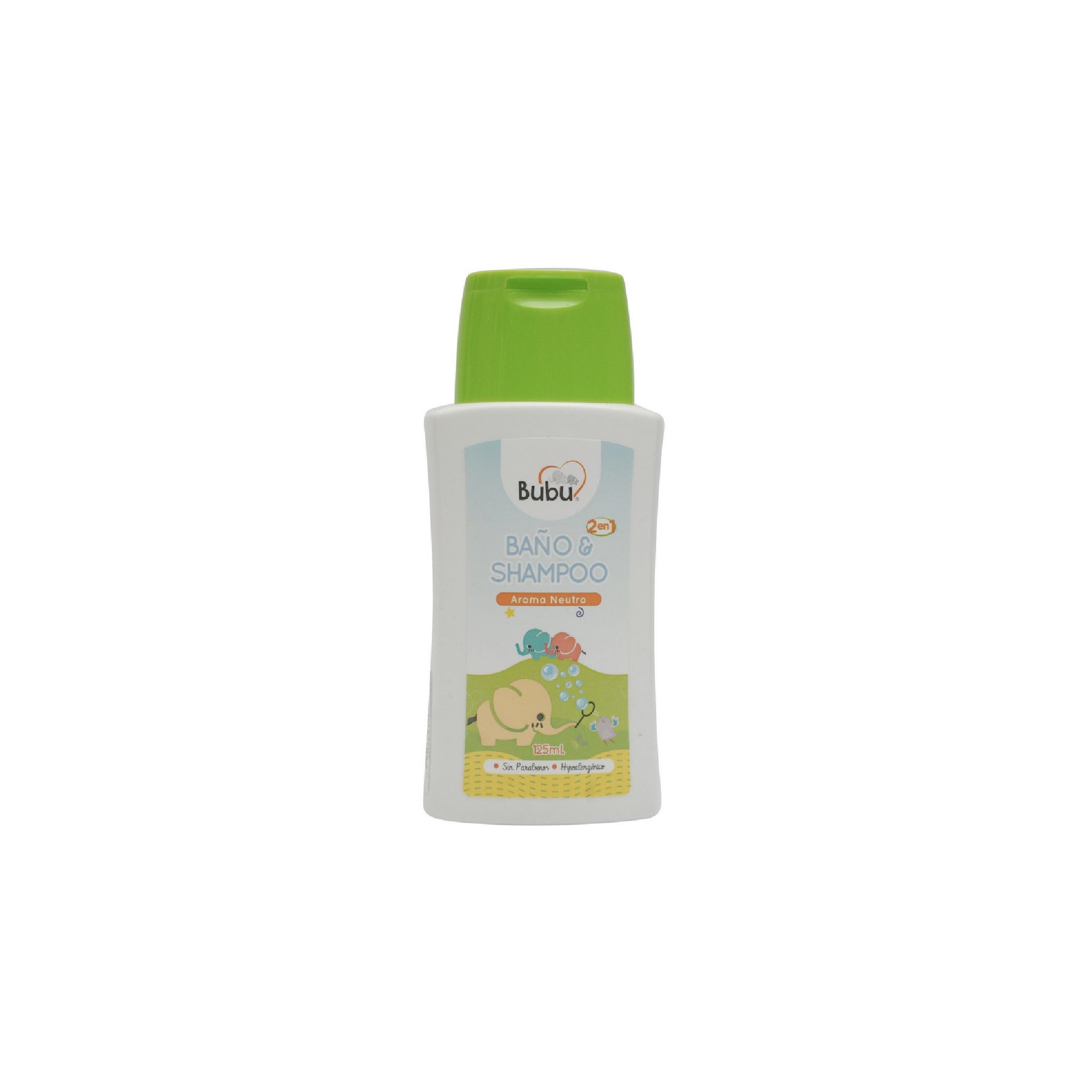 BUBU SHAMPOO Y JABON 2 EN 1 x 125ml