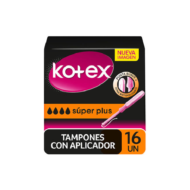 KOTEX TAMPÓN SUPER PLUS x 16 unidades