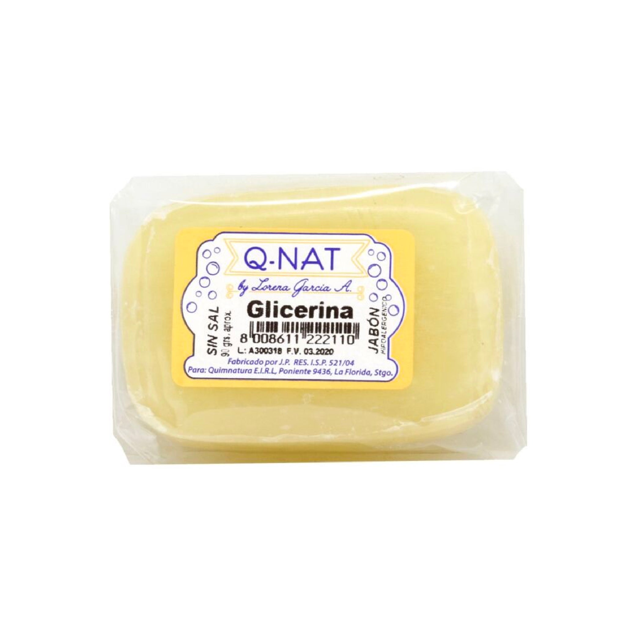 JABON GLICERINA 90GR